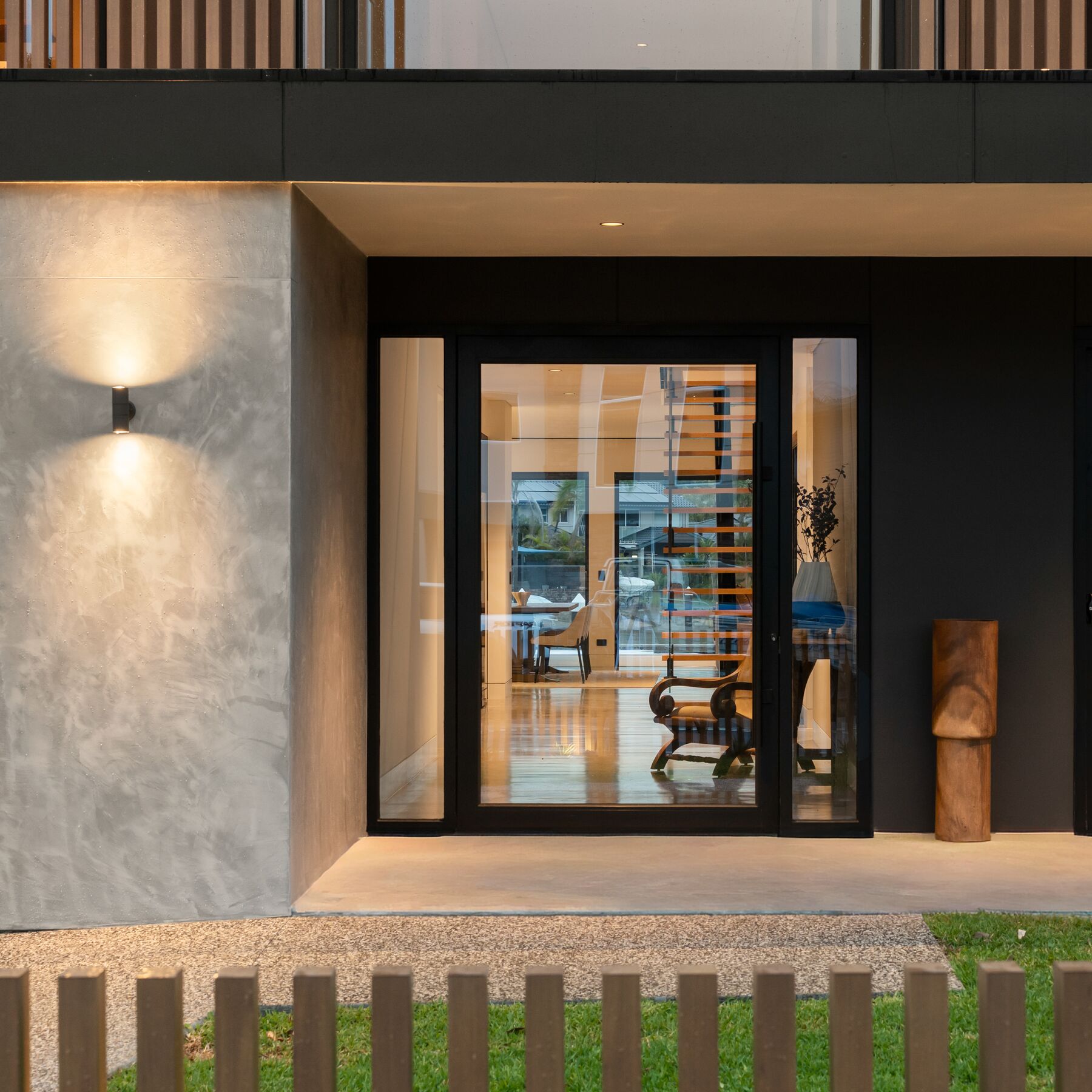 Fusion tradesman reading printed plans on site